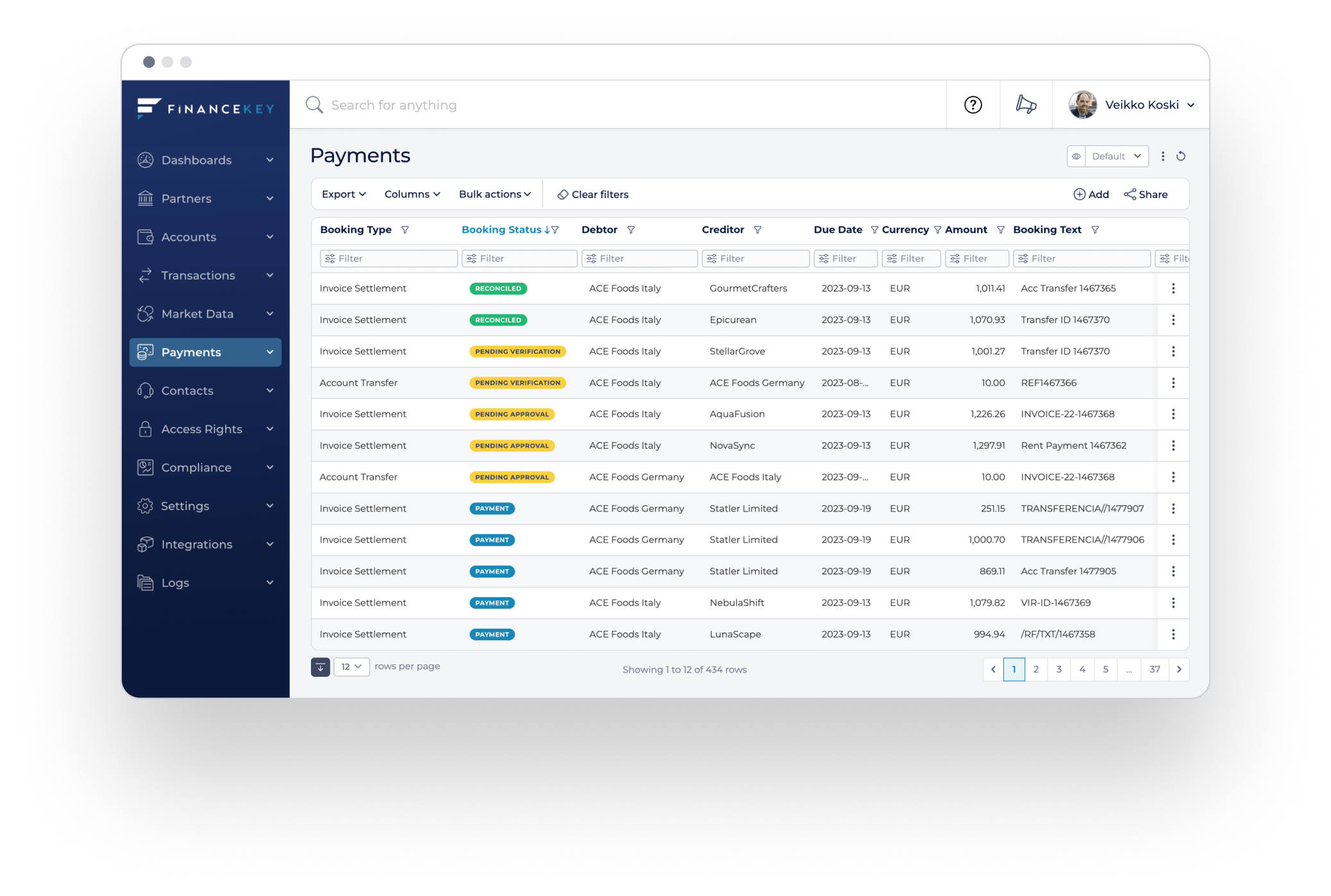 Centralised Payment Hub FinanceKey